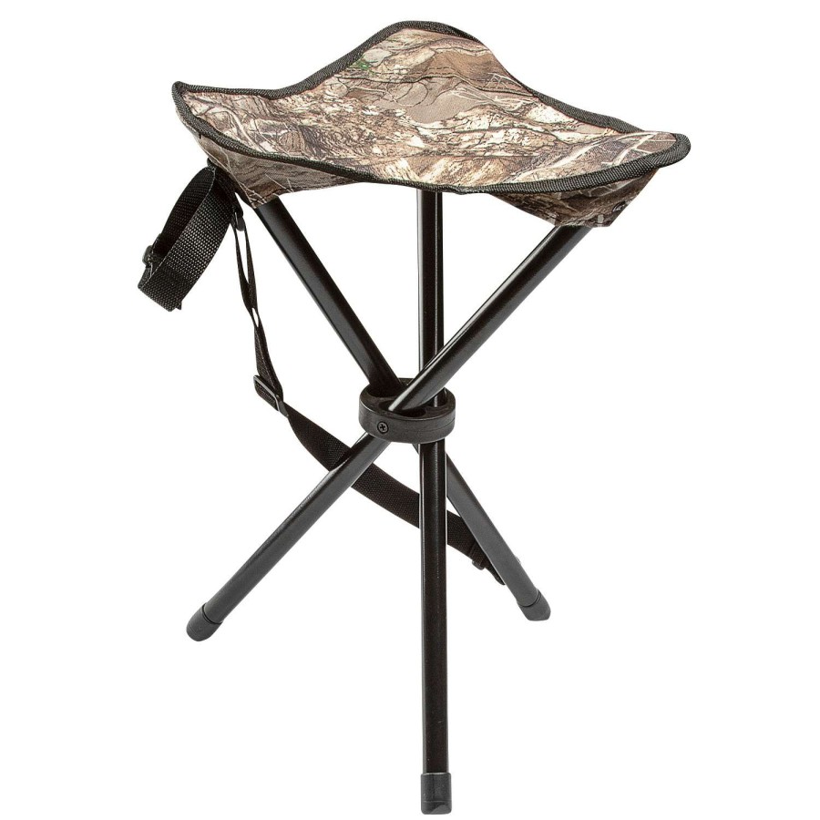 Fishing & Hunting * | Best Sale Fieldline Tripod Stool Realtree Edge