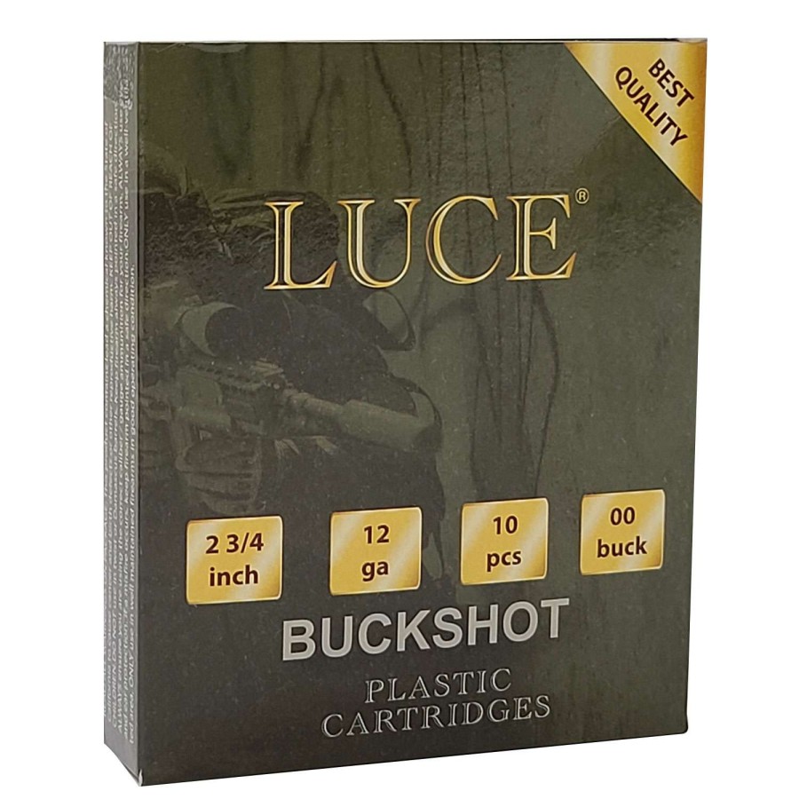 Fishing & Hunting * | Fashion Luce 12 Gauge 00 Buckshot Ammo Lead