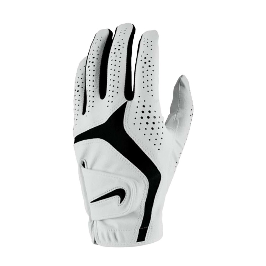 Sports * | Best Sale Nike Dura Feel X Golf Glove White/Black