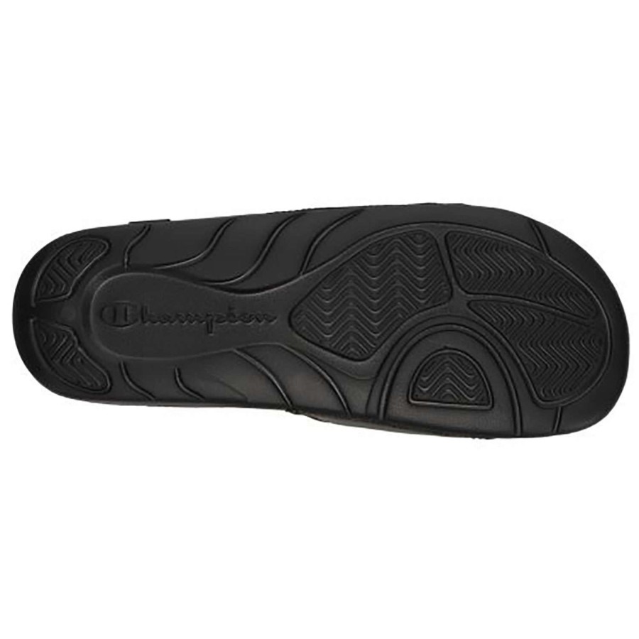 Footwear * | Fashion Champion Mega Dual Camo Men'S Slides Camo Black