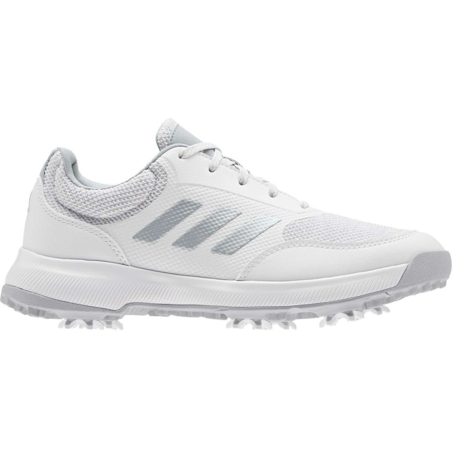 Footwear * | Crazy Deals Adidas Women'S Tech Response Golf Shoes White/Gray