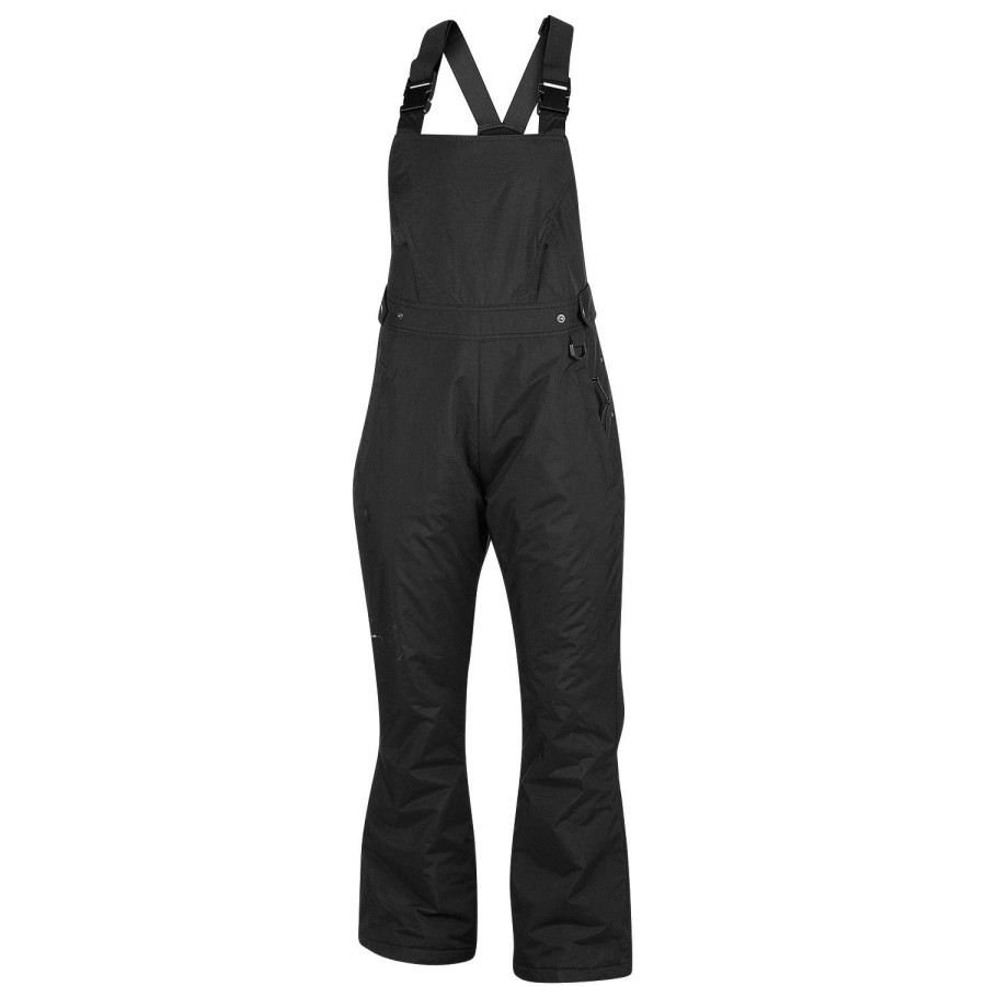 Apparel * | Discount Sale Sport Essentials Women'S Overall Snow Pants Black