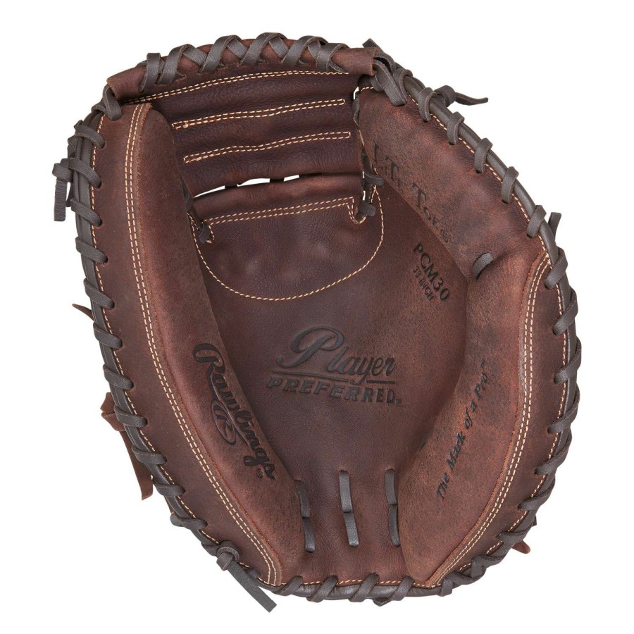 Sports * | Low Price Rawlings Adult Player Preferred 33 Catchers Mitt Brown