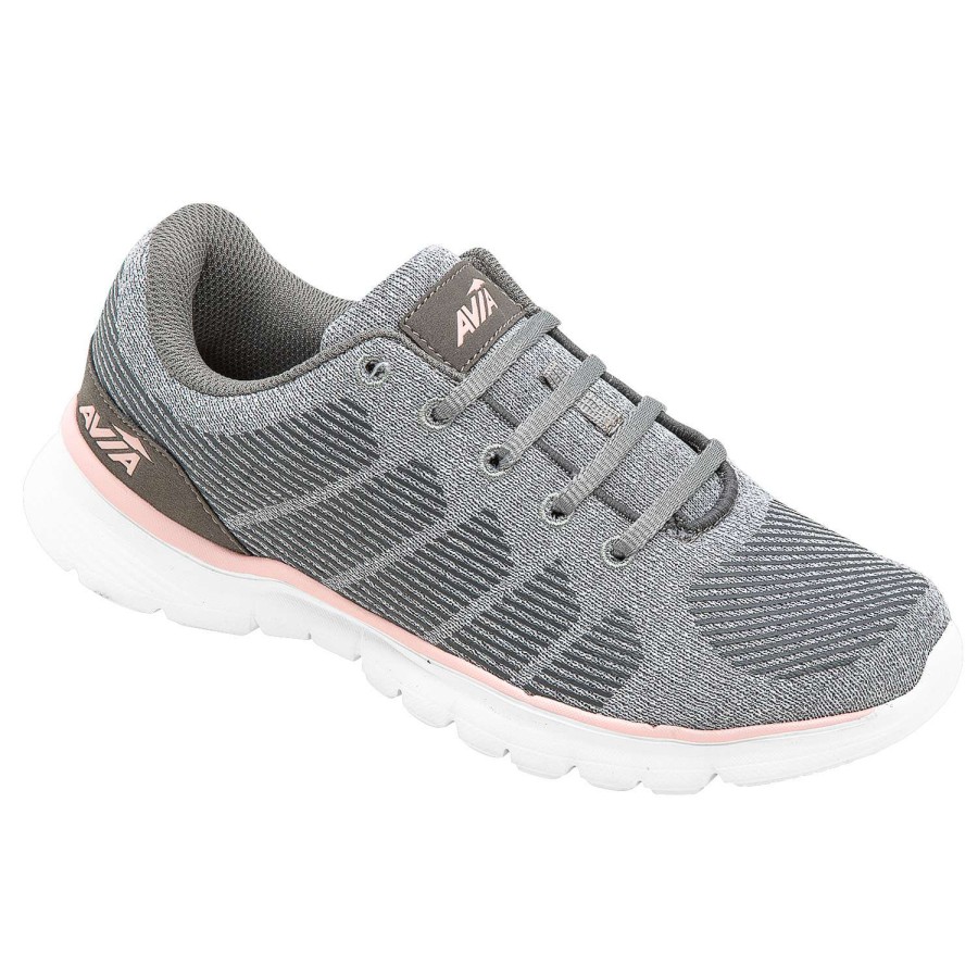 Footwear * | Clearance Avia Avi-Rift Women'S Running Shoes Gray/Pink