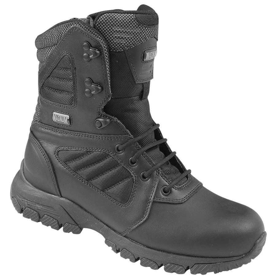 Footwear * | Popular Magnum Lynx 8.0 Men'S Waterproof Service Boots Black