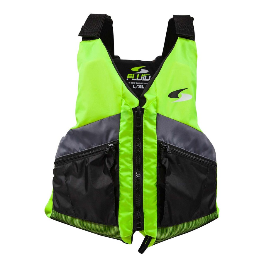 Outdoors * | Fashion Fluid Paddle Life Vest Yellow/Black