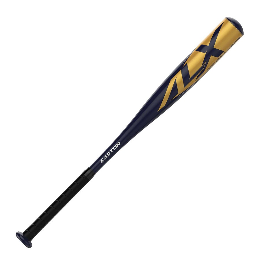 Sports * | Fashion Easton Alpha Alx T-Ball Bat (-10) Black/Gold