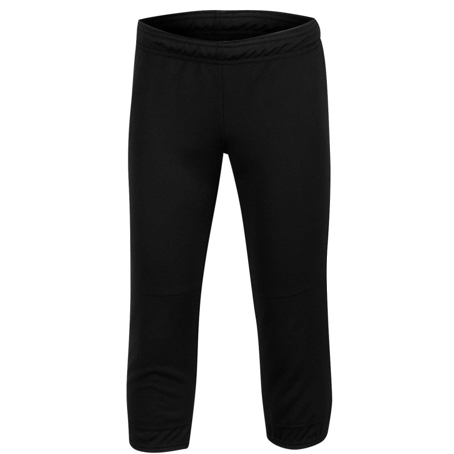 Sports * | New Threads Intensity Athletics Girls' T-Ball/Softball Pants Black/Pink