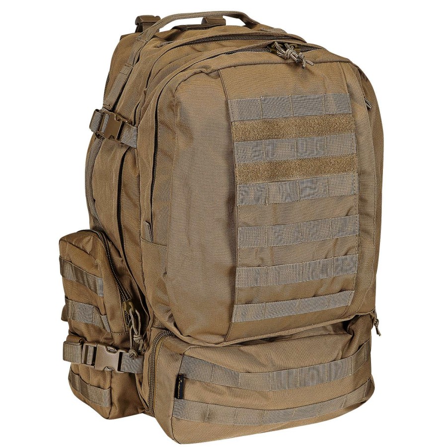 Outdoors * | Discounts World Famous Sports Large Tactical Pack Tan