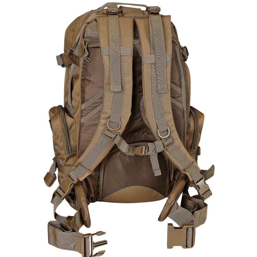 Outdoors * | Discounts World Famous Sports Large Tactical Pack Tan