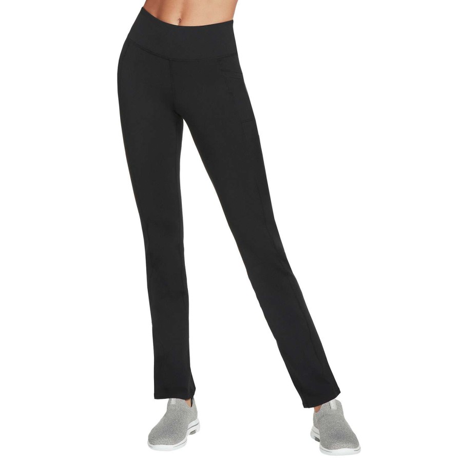 Apparel * | Fashion Skechers Women'S Go Walk Pants Black