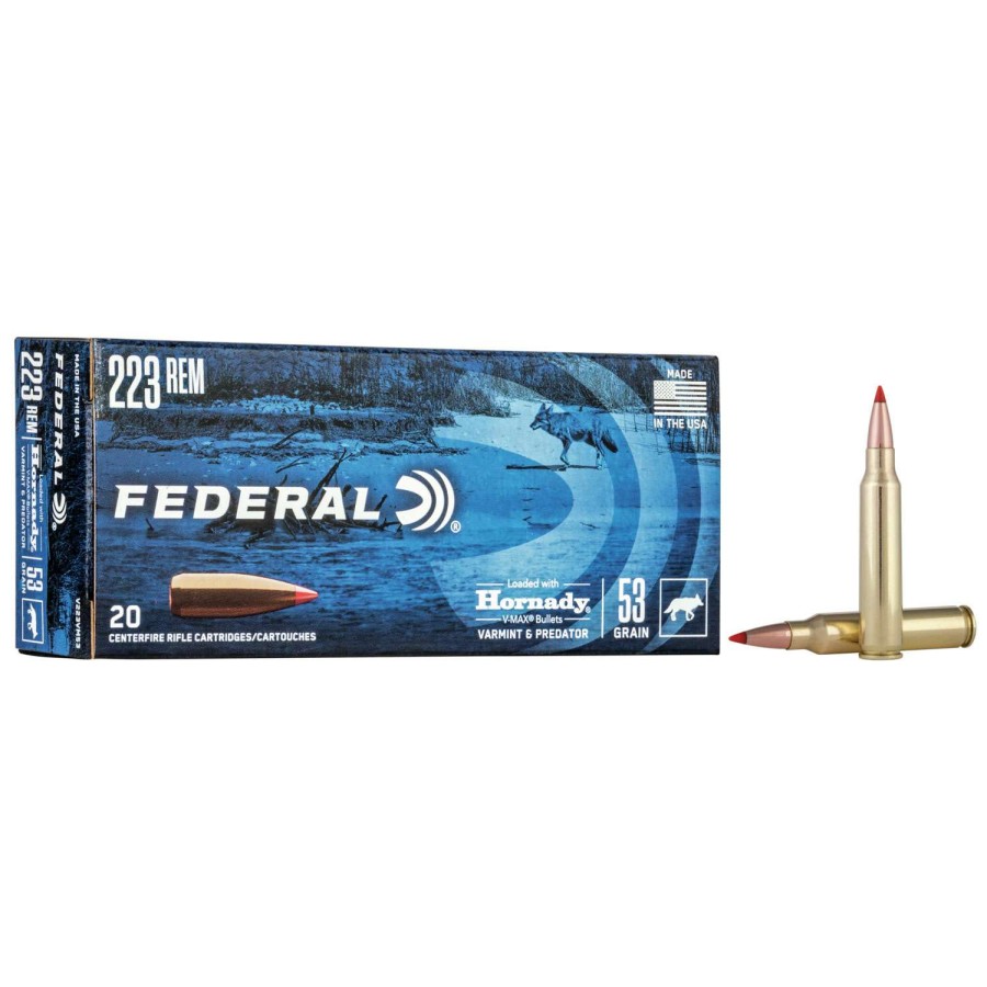 Fishing & Hunting * | Promotion Federal .223 Remington V-Max Ammo Original