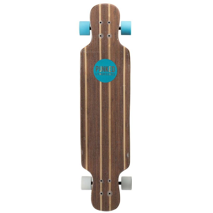 Games & Toys * | Online Discount Punked Freestyle 40 Longboard Teal Combo