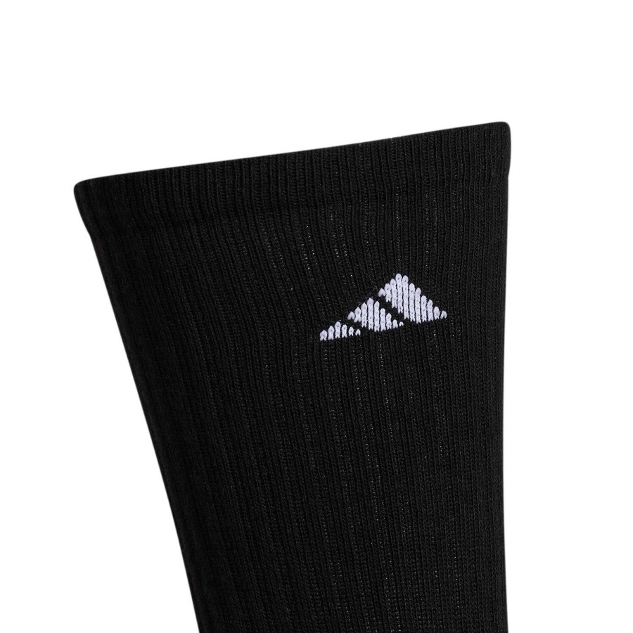 Apparel * | Excellent Quality Adidas Cushioned Ii Crew Socks 3-Pack Black