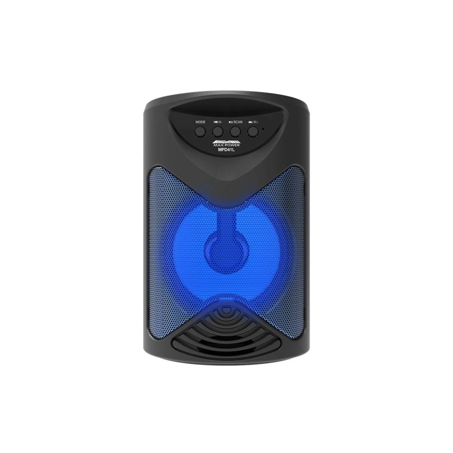 Outdoors * | Discount Sale Max Power Mpd41L Bluetooth Speaker Blue Combo