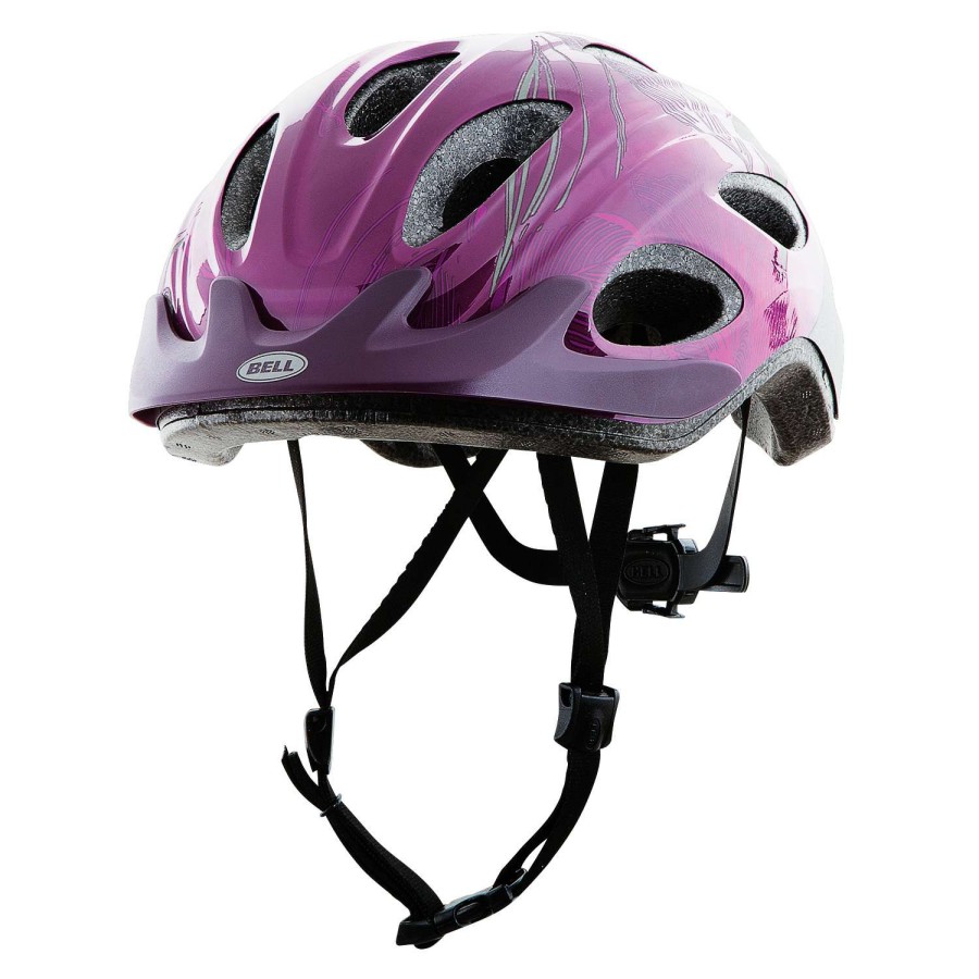 Outdoors * | Low Price Bell Glow Women'S Bike Helmet Purple