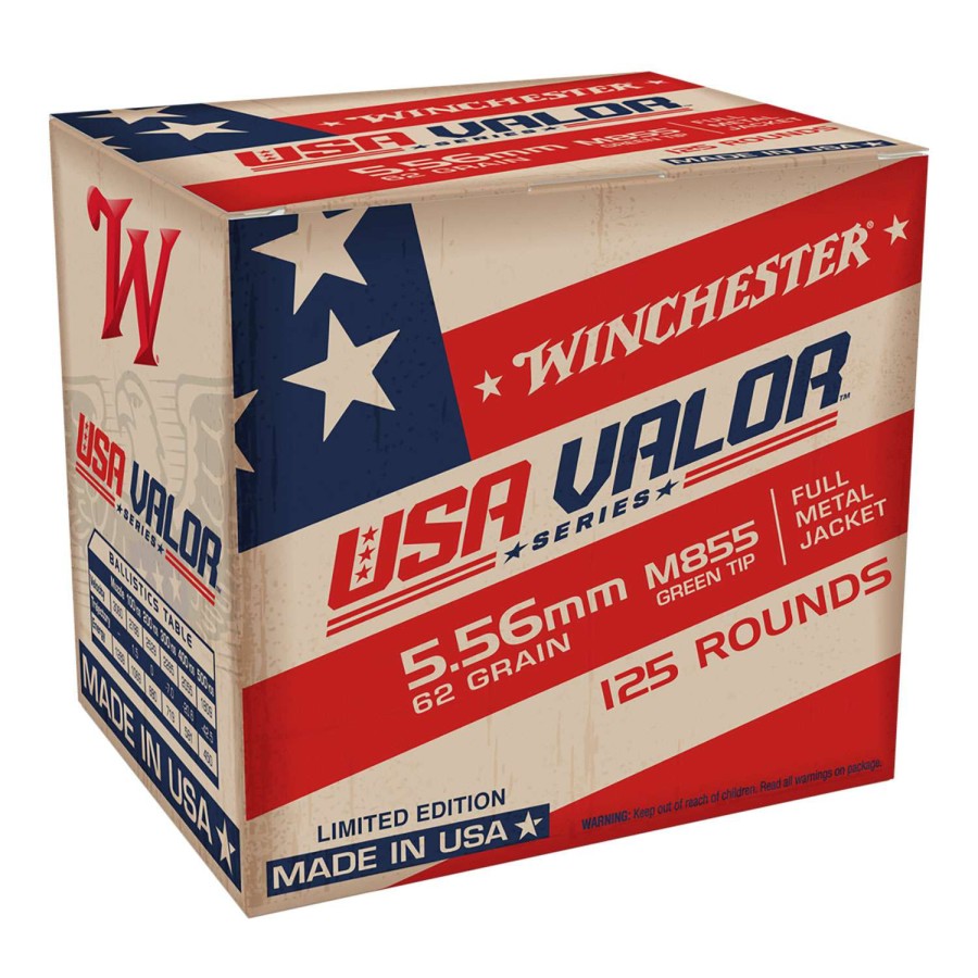 Fishing & Hunting * | Low Price Winchester Valor 5.56 45 125-Round Value Pack Original