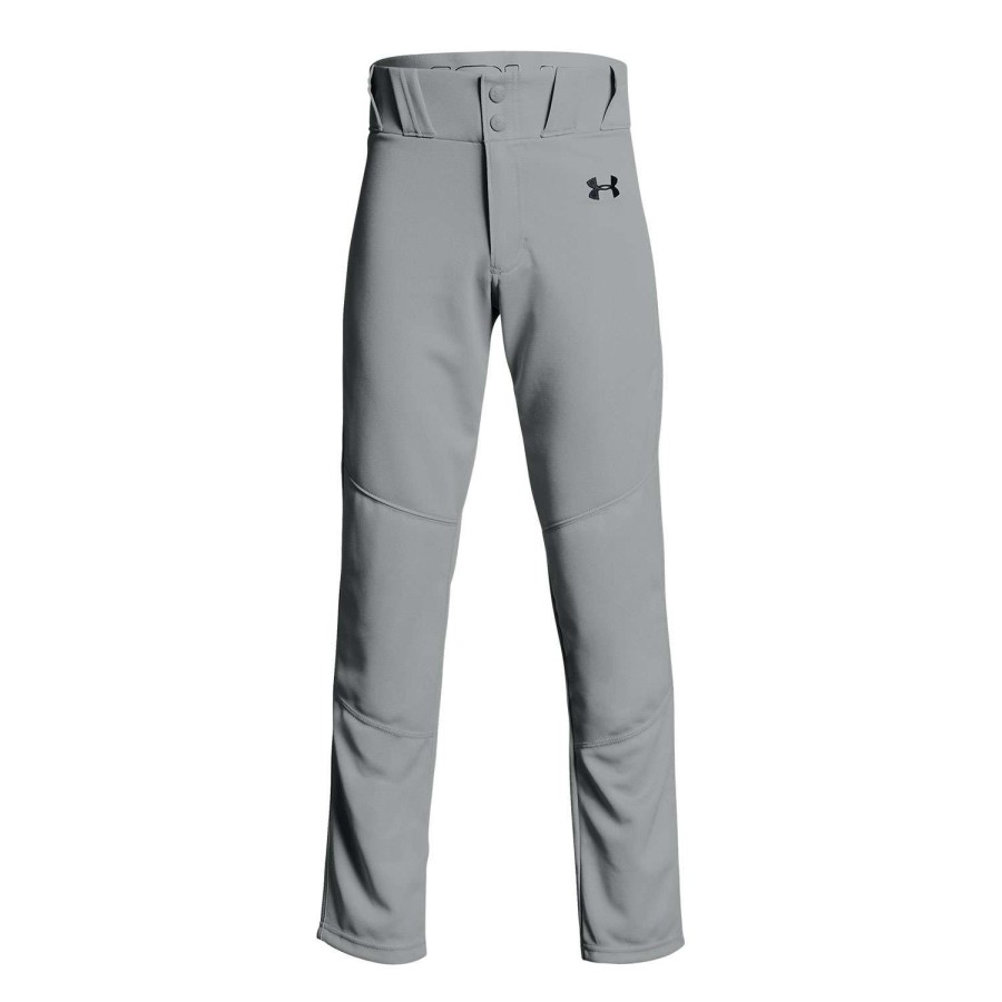 Sports * | Promotion Under Armour Utility Youth Relaxed Baseball Pants Gray