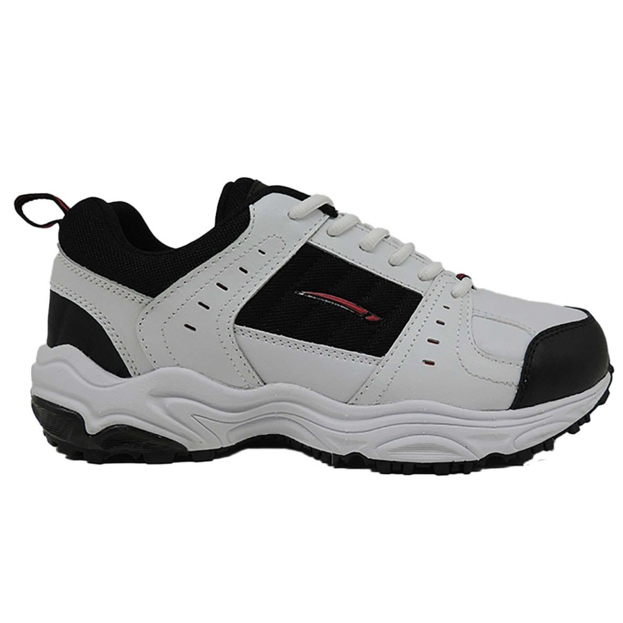 Footwear * | Hot Sale La Gear Memory Fortitude Men'S Wide Training Shoes White/Red/Black