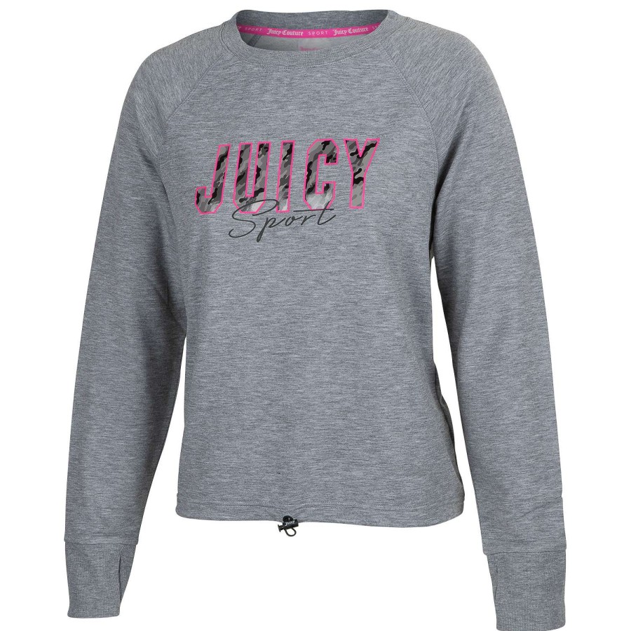 Apparel * | Excellent Quality Juicy Couture Women'S Sport Crew Top Heather