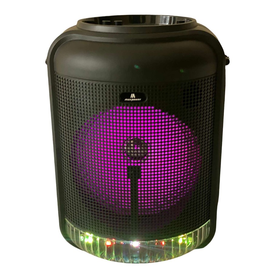 Outdoors * | Online Max Power 8 Portable Bluetooth Karaoke Speaker Original