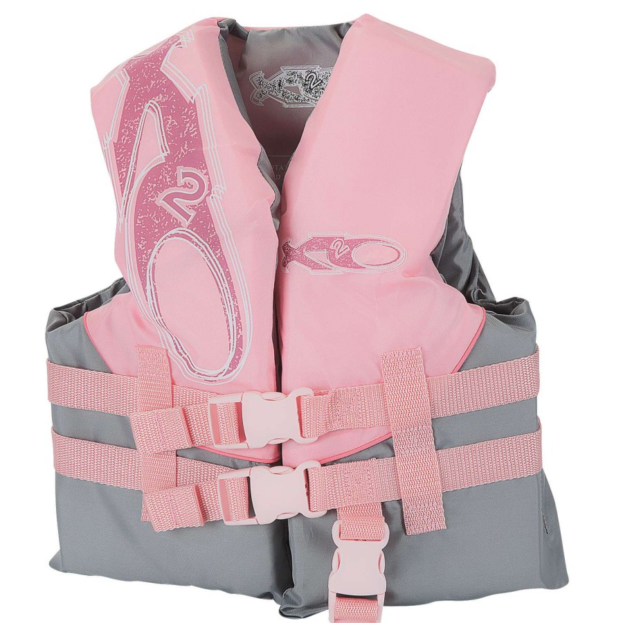 Outdoors * | Exclusive X2O Child'S Nylon Flotation Vest Pink