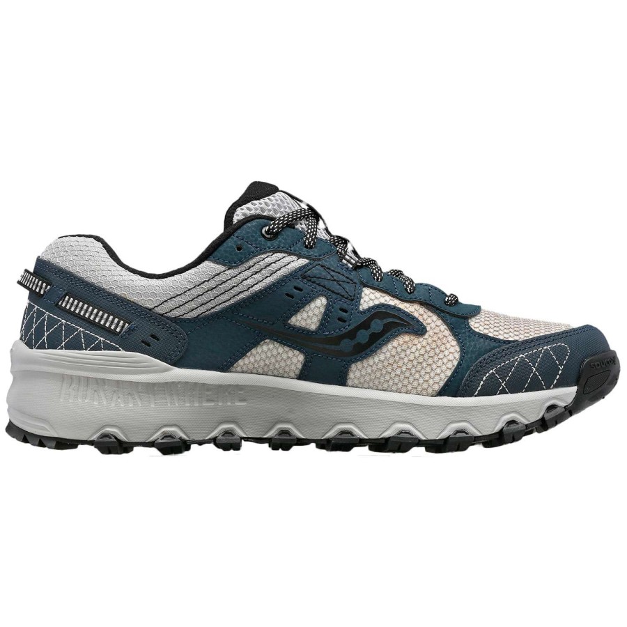 Footwear * | Popular Saucony Grid Raptor Tr 2 Men'S Running Shoes Navy/Gray