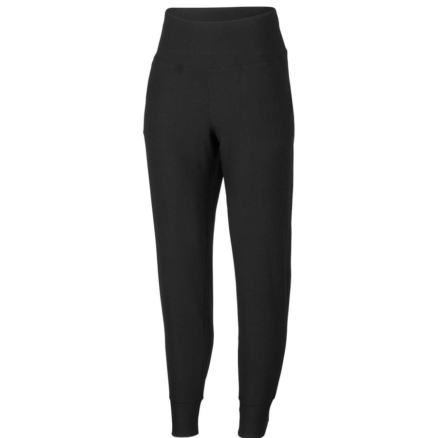 Apparel * | Top Selling Activ8 Women'S Flat Waistband Jersey Joggers Black