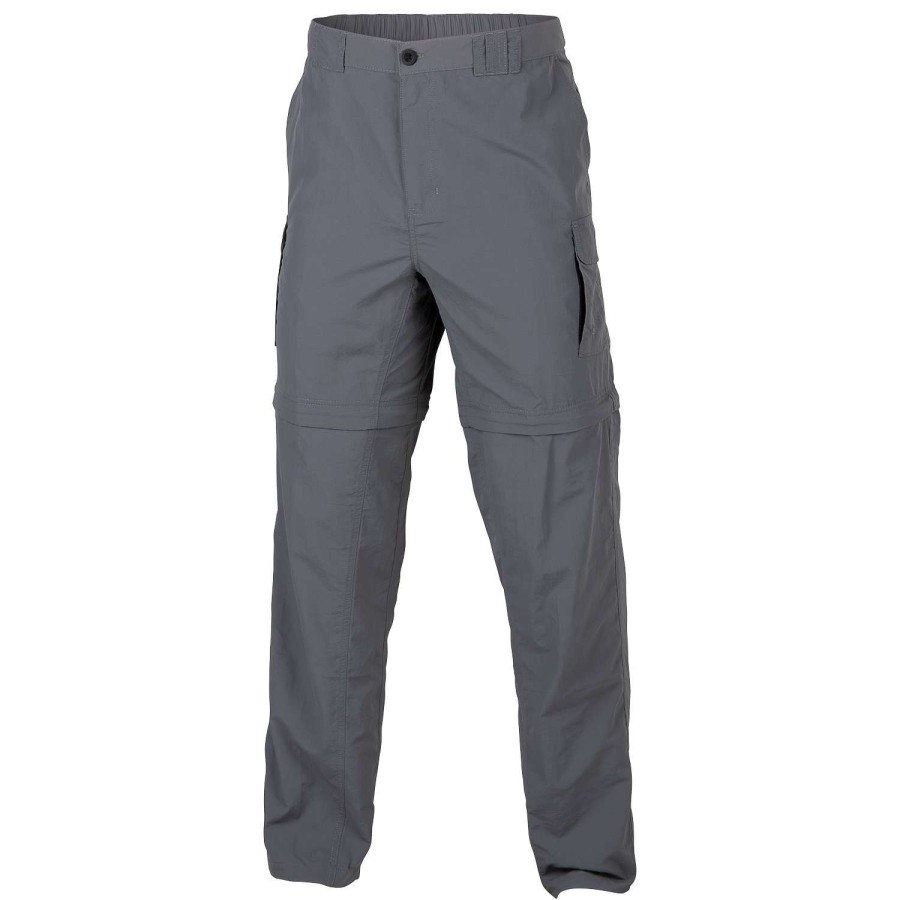 Apparel * | Best Sale Swiss Alps Men'S Swiss Alps Convertible Pants Dark Gray