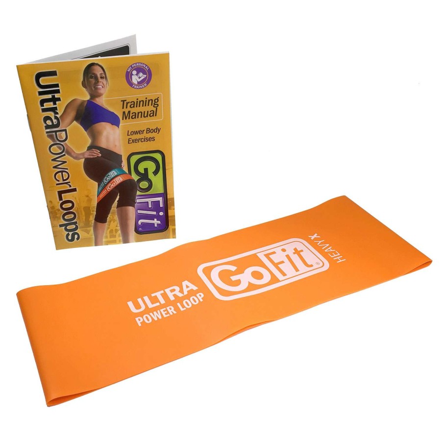 Fitness * | Outlet Gofit Ultra Power Loop Heavy Resistance Orange