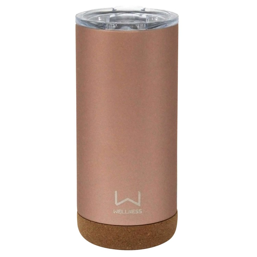 Outdoors * | Exclusive Wellness 16 Oz. Double Wall Steel Tumbler Copper