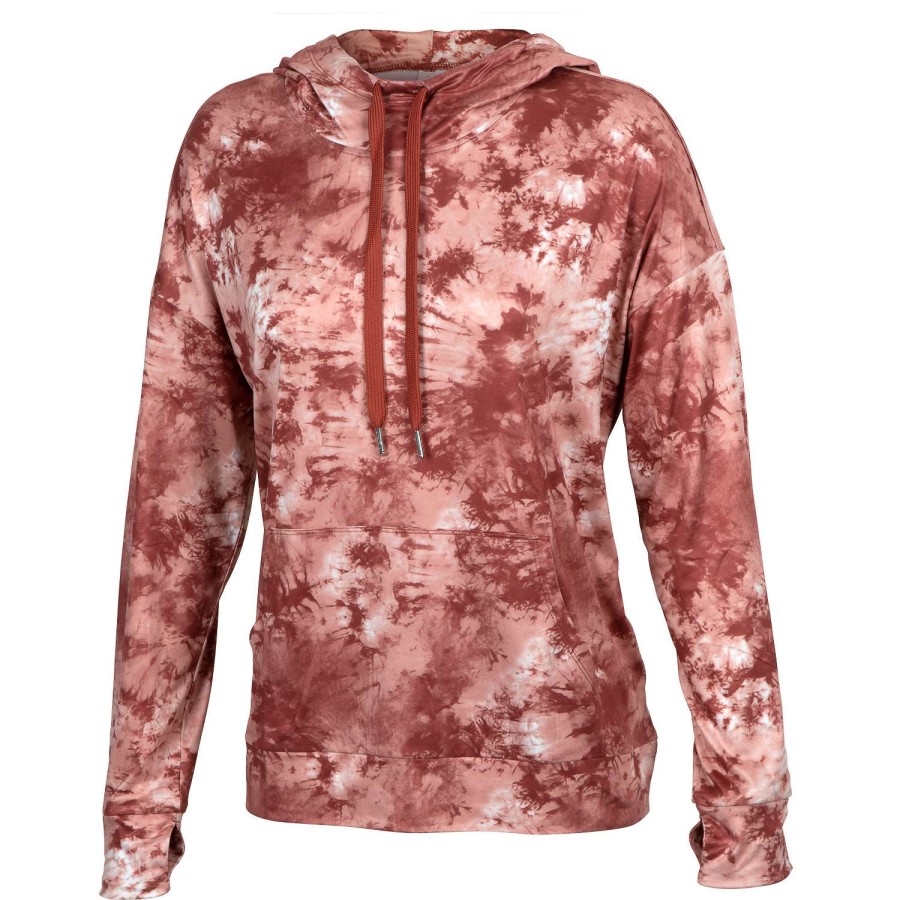 Apparel * | Best Sale Balance Women'S Eliana Tie-Dye Hoodie Orange