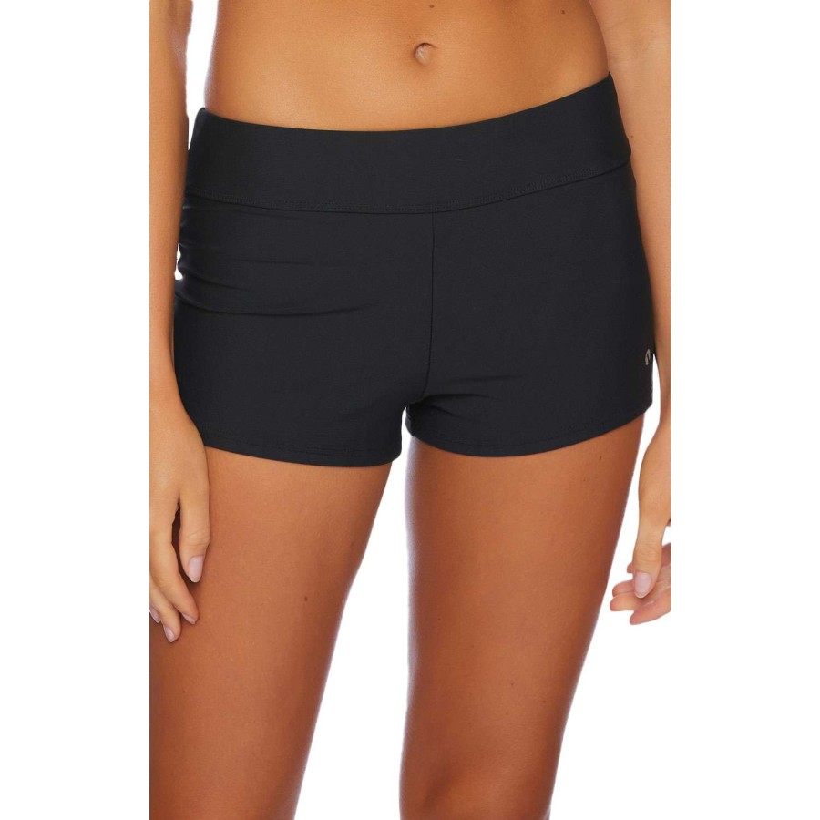 Apparel * | Clearance N Swimwear Women'S Power Swim Shorts Black