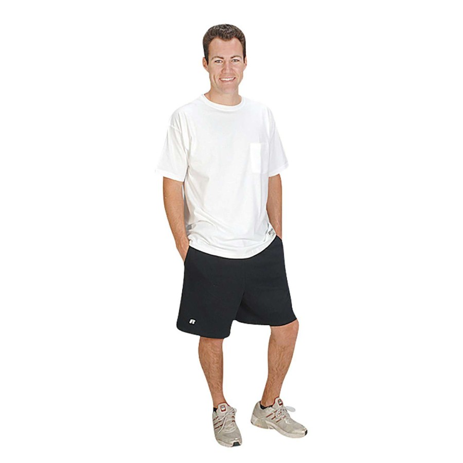 Apparel * | Best Sale Russell Athletic Men'S Baseline Shorts Black