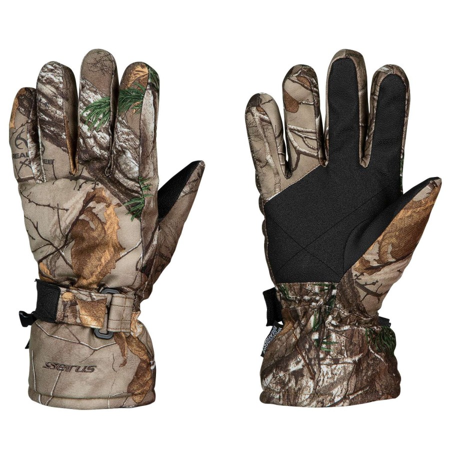 Fishing & Hunting * | Online Discount Seirus Men'S Mountain Challenger Gloves Realtree Xtra