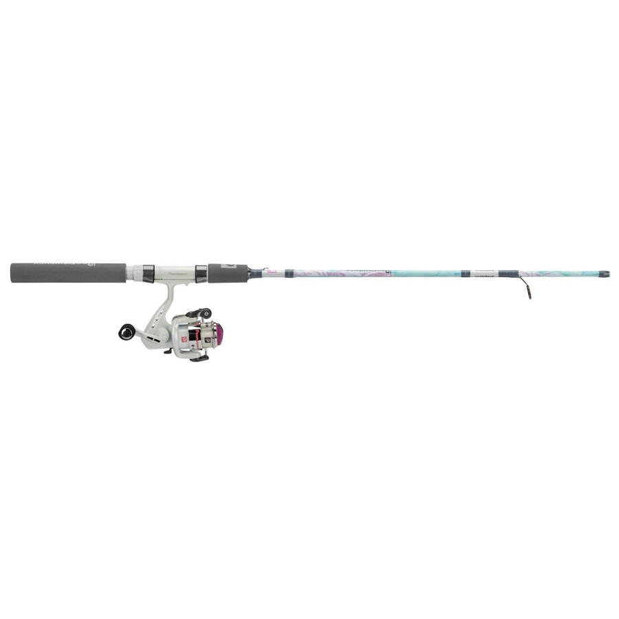 Fishing & Hunting * | Fashion Profishiency 5 Marble Micro Spinning Combo 2-Piece White Combo