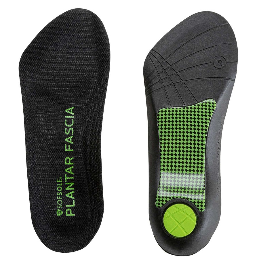 Footwear * | Excellent Quality Sof Sole Women'S Plantar Fasciitis Insoles Black