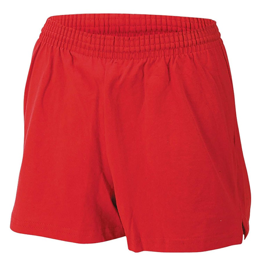 Apparel * | Clearance Soffe Women'S Cheer Shorts Red