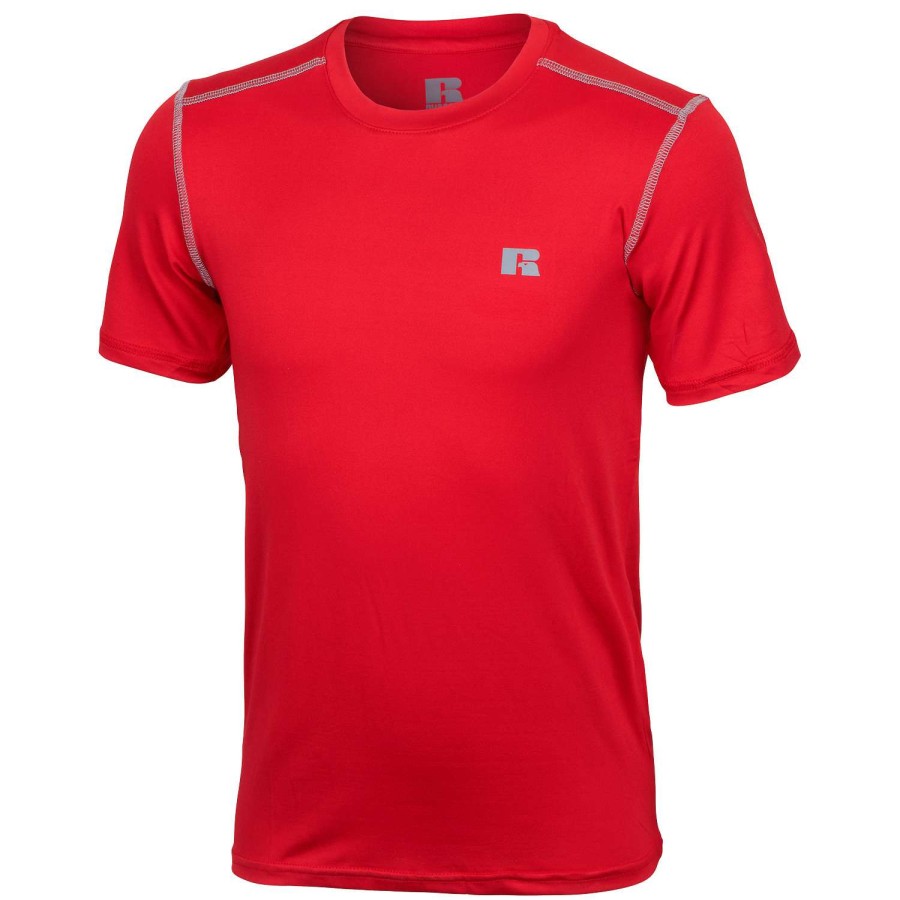 Apparel * | Excellent Quality Russell Athletic Boys' Fitted Not Tight Short-Sleeve Tee Red