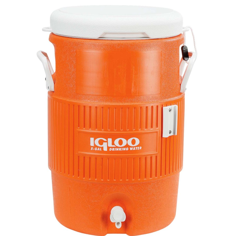 Outdoors * | Outlet Igloo 5-Gallon Beverage Cooler Orange