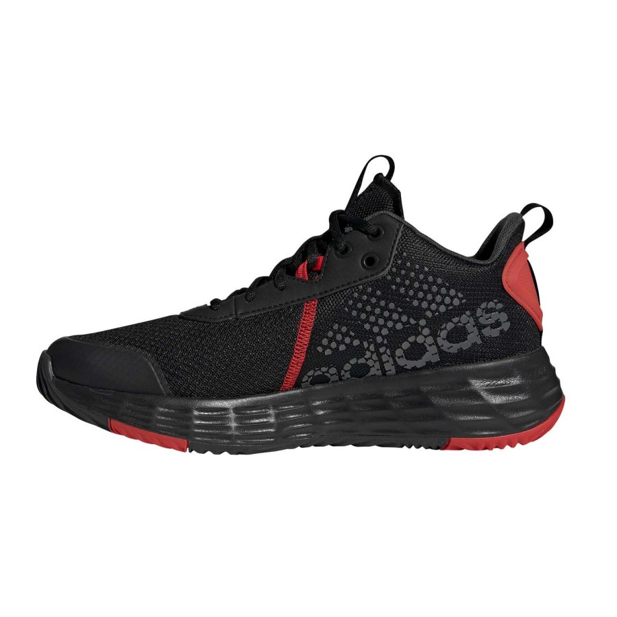 Footwear * | Promotion Adidas Ownthegame 2.0 Men'S Basketball Shoes Black/Red