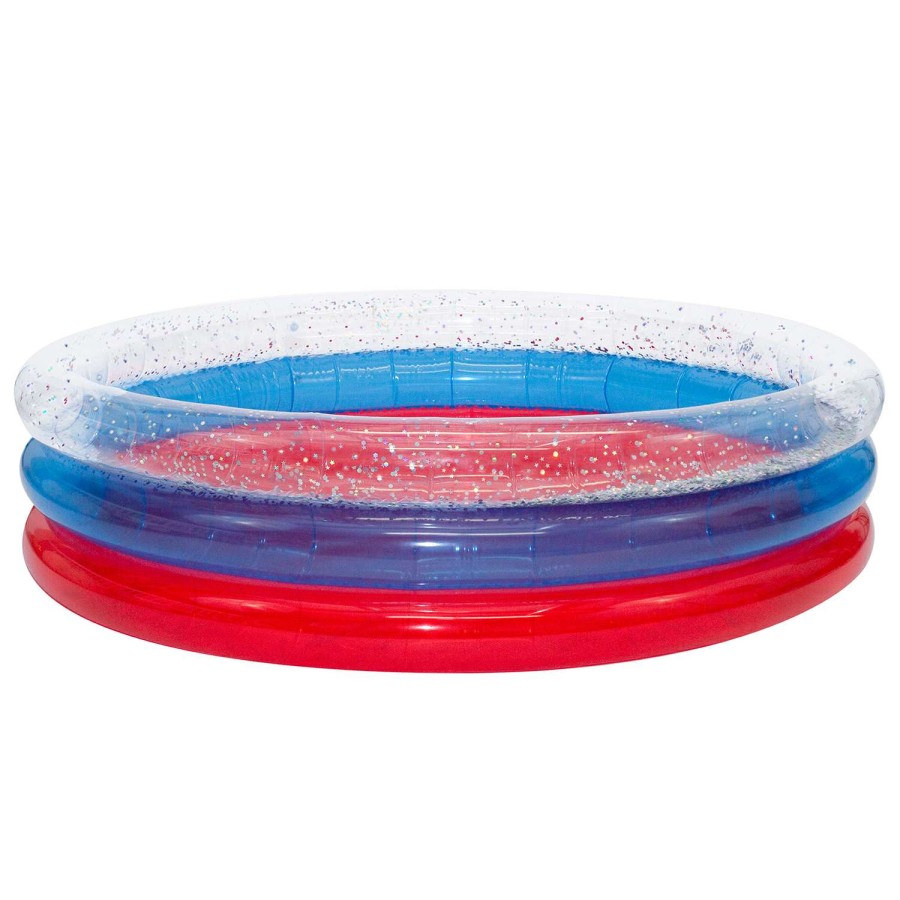 Outdoors * | Popular Poolcandy Stars & Stripes Glitter Swimming Pool Original