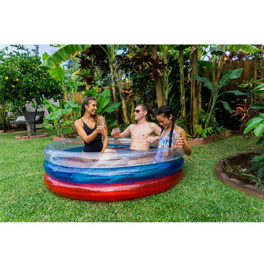 Outdoors * | Popular Poolcandy Stars & Stripes Glitter Swimming Pool Original