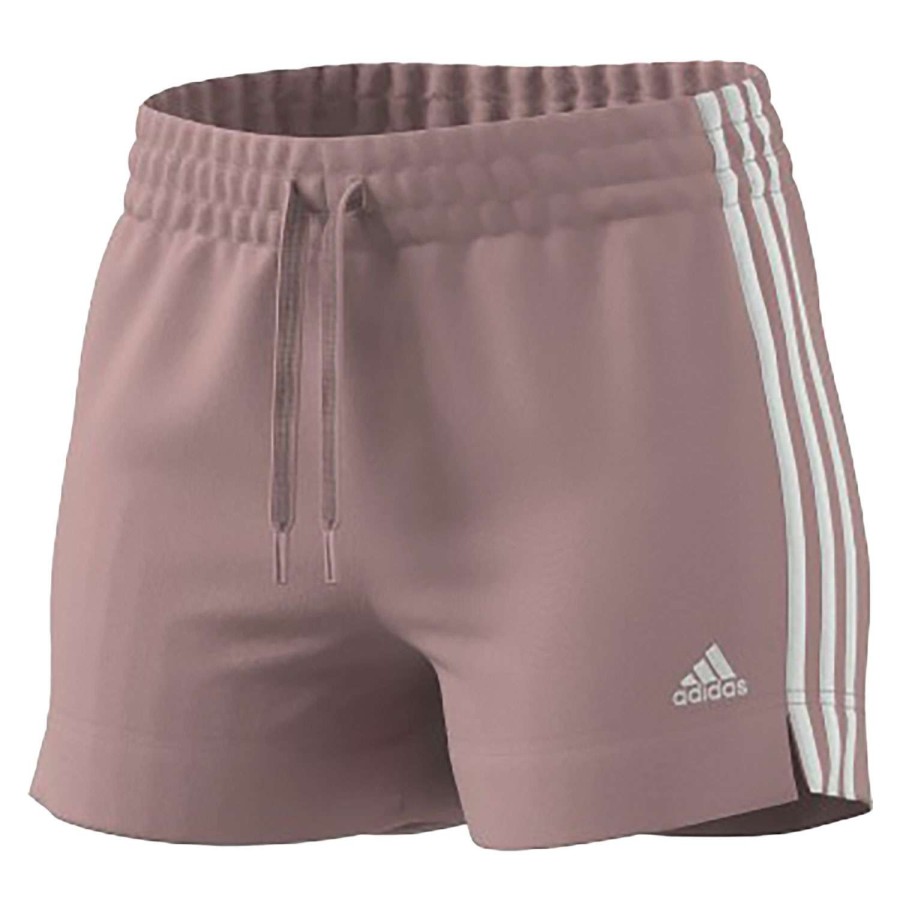 Apparel * | Excellent Quality Adidas Women'S Essential Slim Shorts Mauve