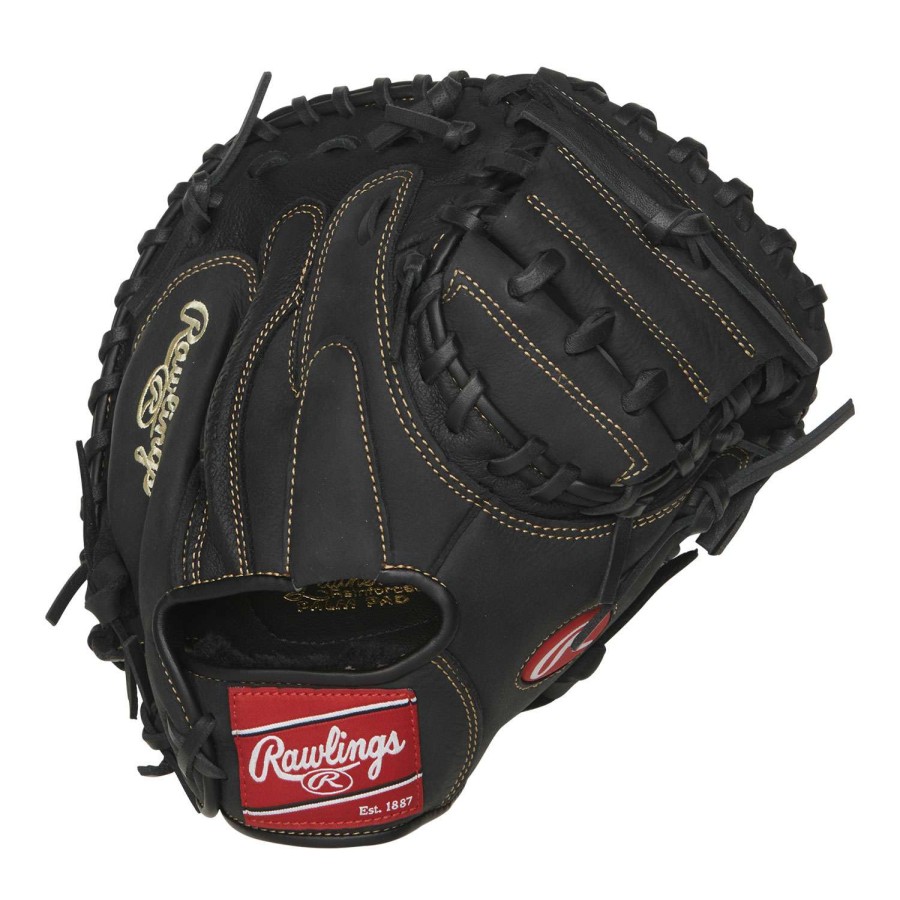 Sports * | Promotion Rawlings Renegade 32.5 Youth Catcher'S Mitt Black