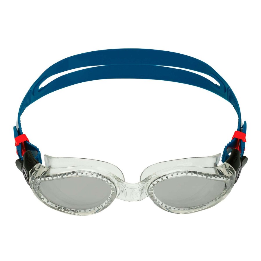 Outdoors * | Clearance Aqua Sphere Kaiman Mirror Swim Goggles Silver