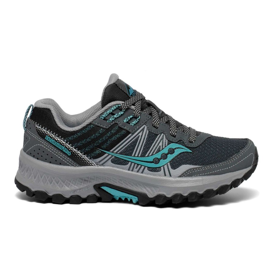 Footwear * | Hot Sale Saucony Grid Excursion Tr14 Women'S Running Shoes Gray/Blue