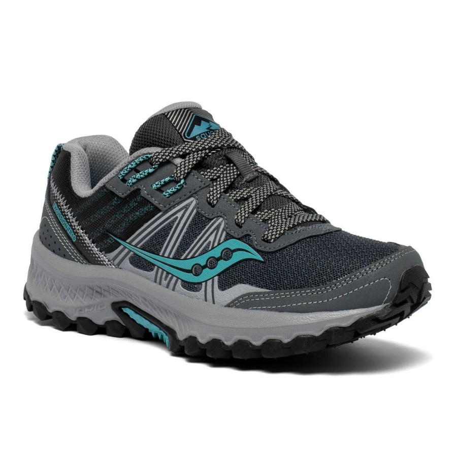 Footwear * | Hot Sale Saucony Grid Excursion Tr14 Women'S Running Shoes Gray/Blue