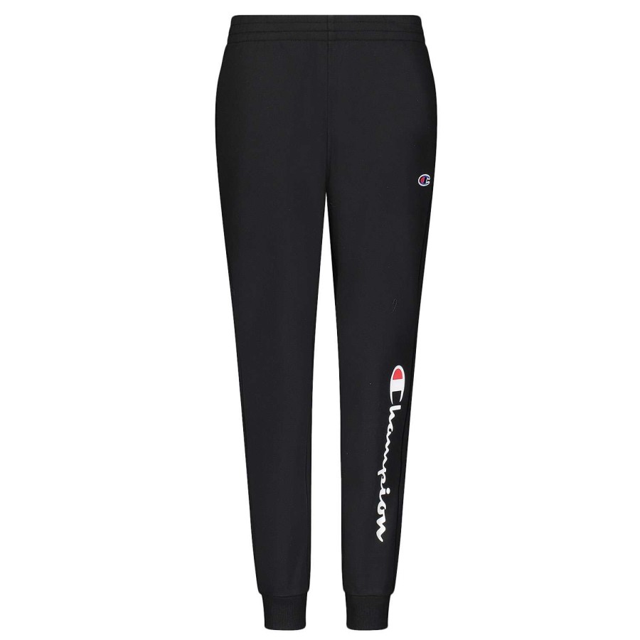 Apparel * | Outlet Champion Boys' Terry Joggers Black