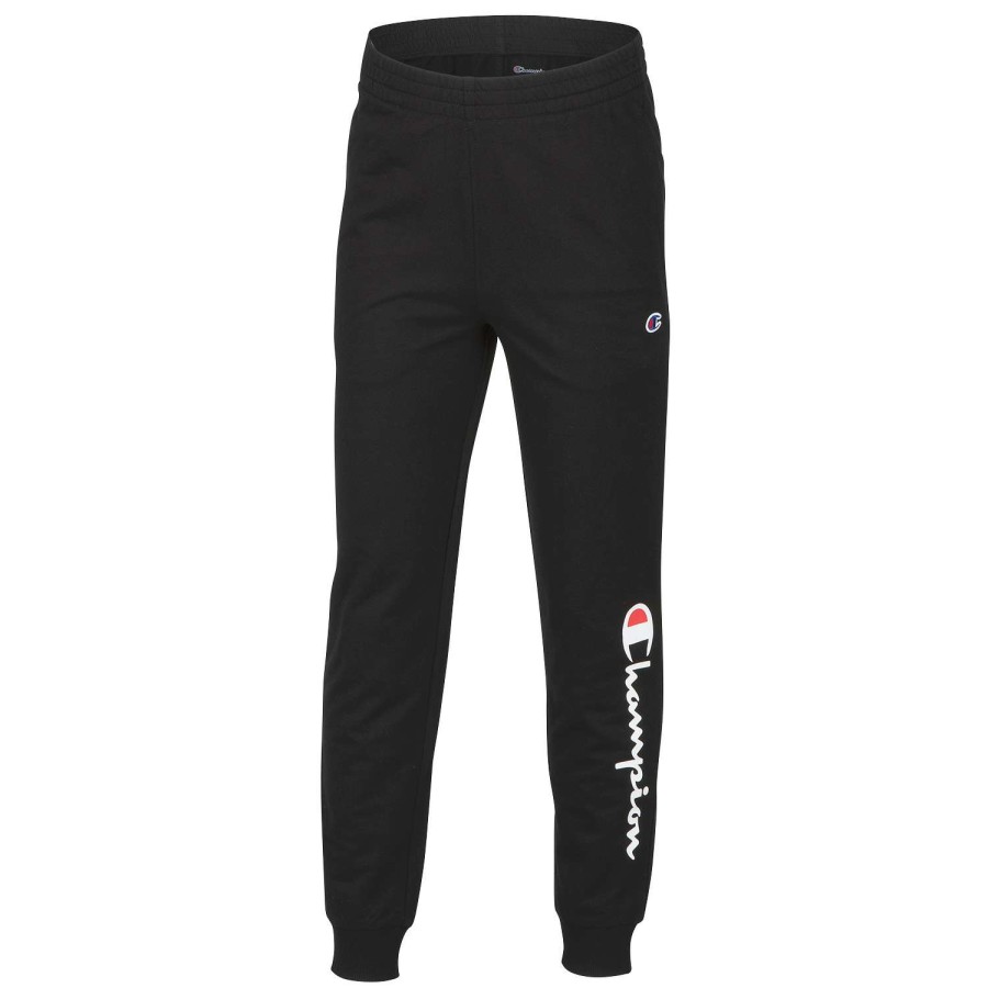 Apparel * | Outlet Champion Boys' Terry Joggers Black